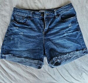 Sofia by Sofia Vergara Blue Jean Shorts Classic Style-Size 4
